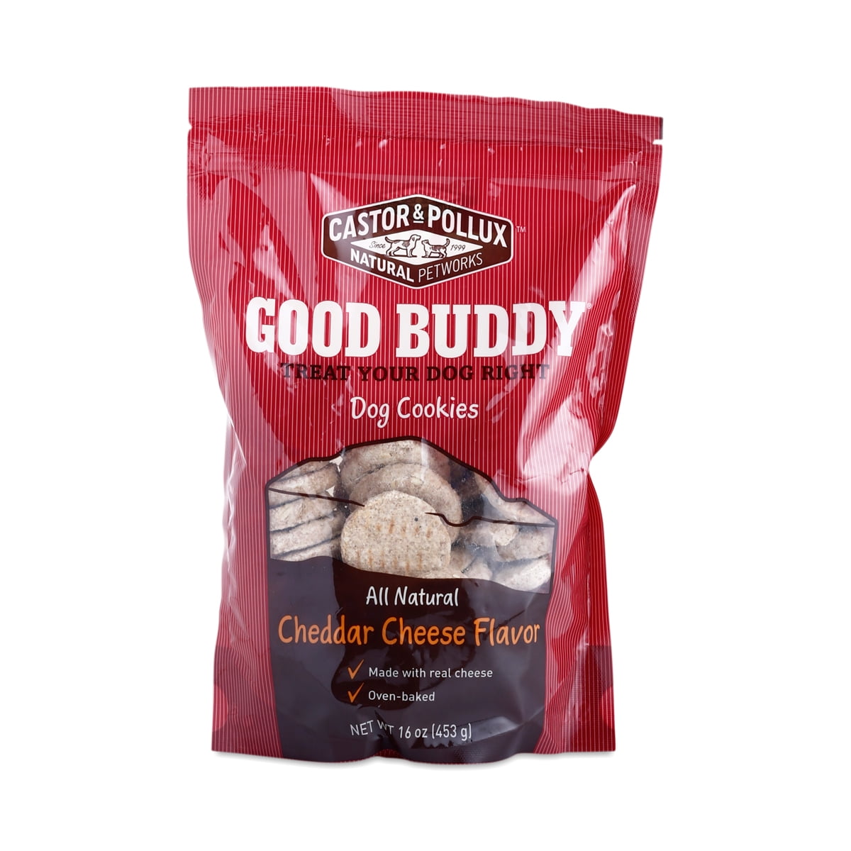 Castor Pollux Good Buddy Cheddar Cheese Dry Dog Treat 16 oz