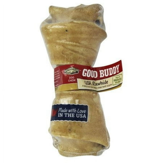 Castor & Pollux Good Buddy Rawhide Bone 6-7" Dog Treats, 12 Count