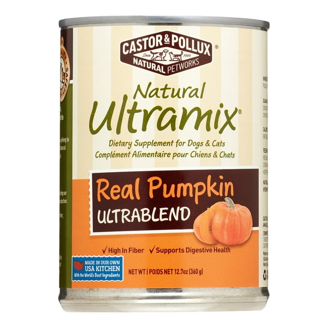 Castor & Pollux Natural Ultramix Real Pumpkin Ultrablend Wet Dog and