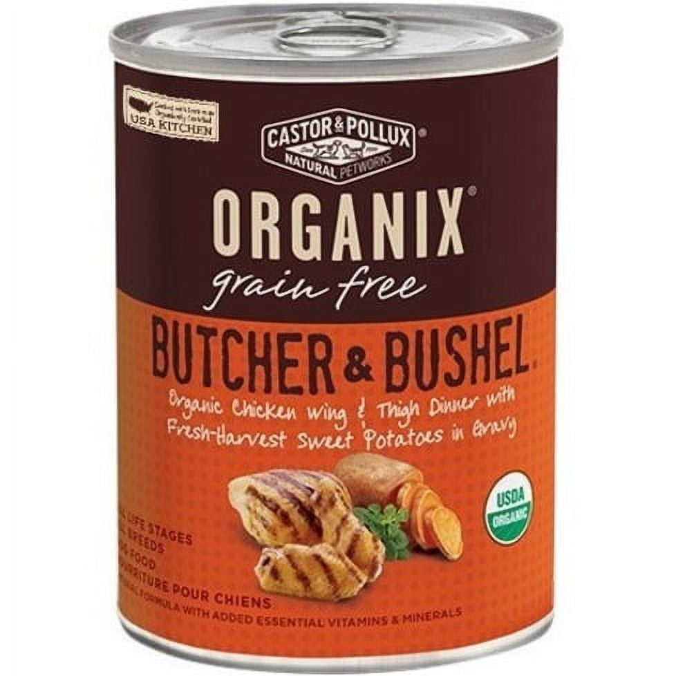 Castor Pollux Organic Butcher Bushel Dog Food Shredded Chicken