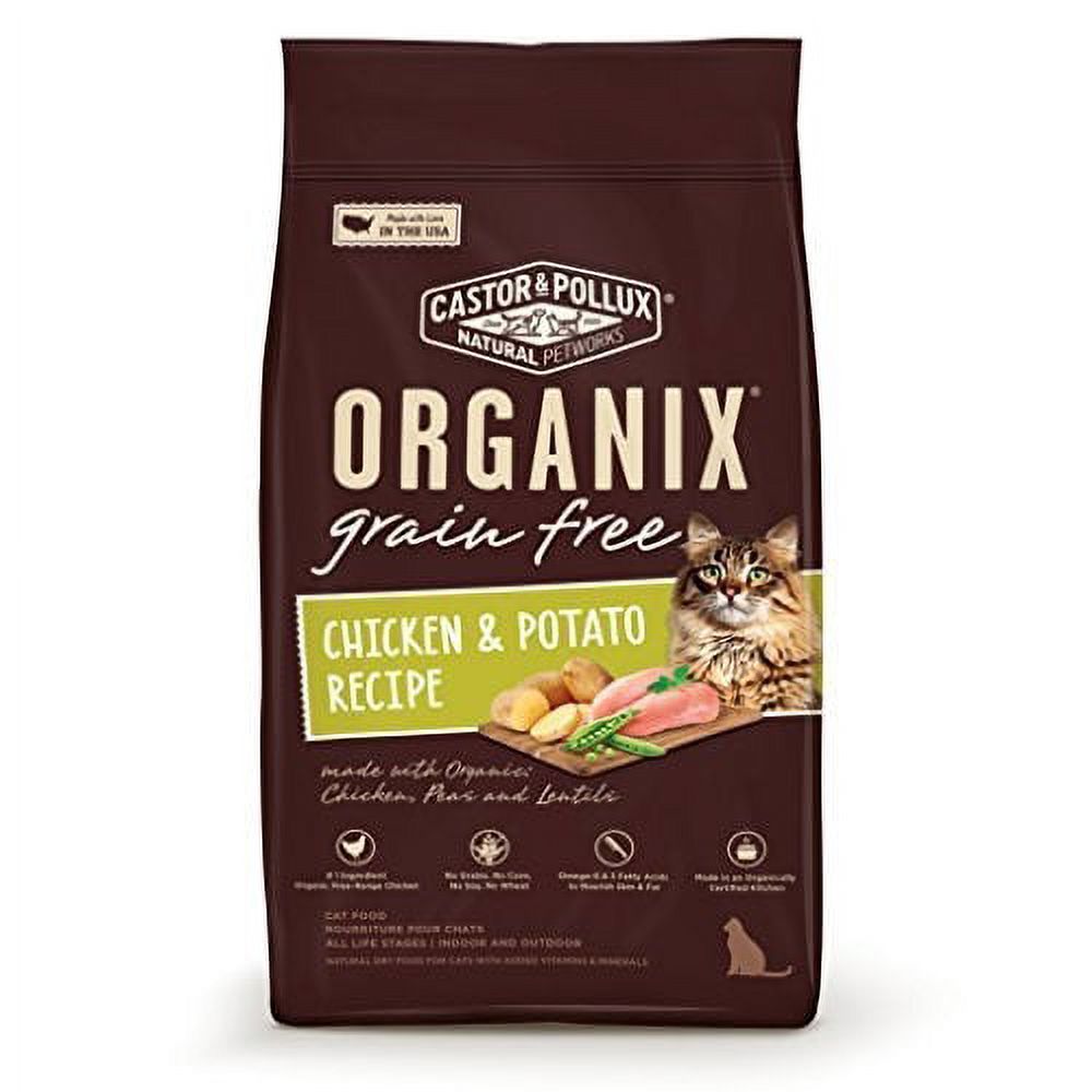 Castor Pollux Organix Grain Free Healthy Adult Dry Cat Food 12