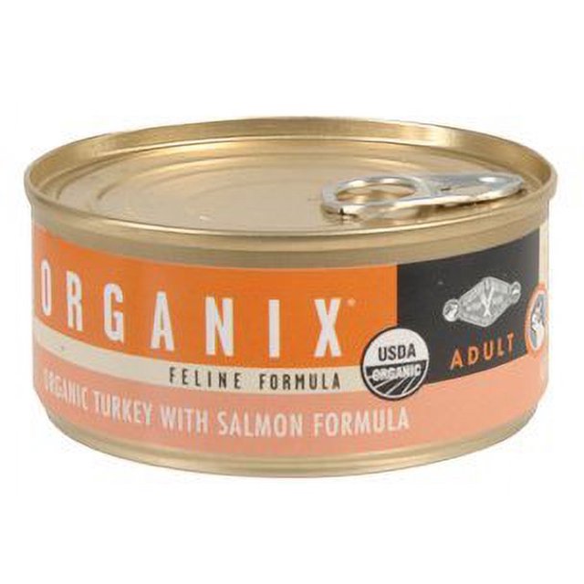Castor & Pollux Organix Turkey and Salmon Adult Cat Food, 5.5 Ounce