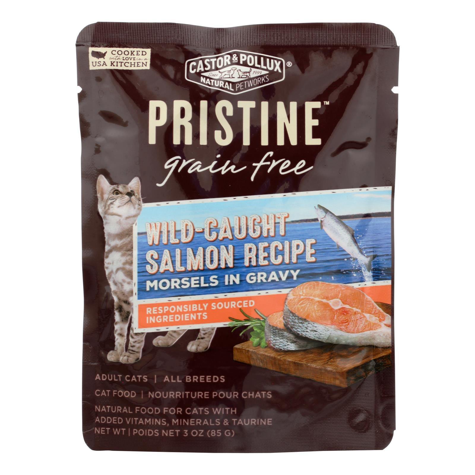 Castor & Pollux Wet Cat Food Pristine GrainFree WildCaught Salmon