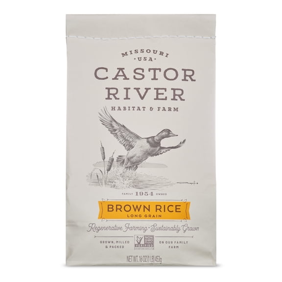 Castor River Farms - Rice Brown Long Grain - 32oz