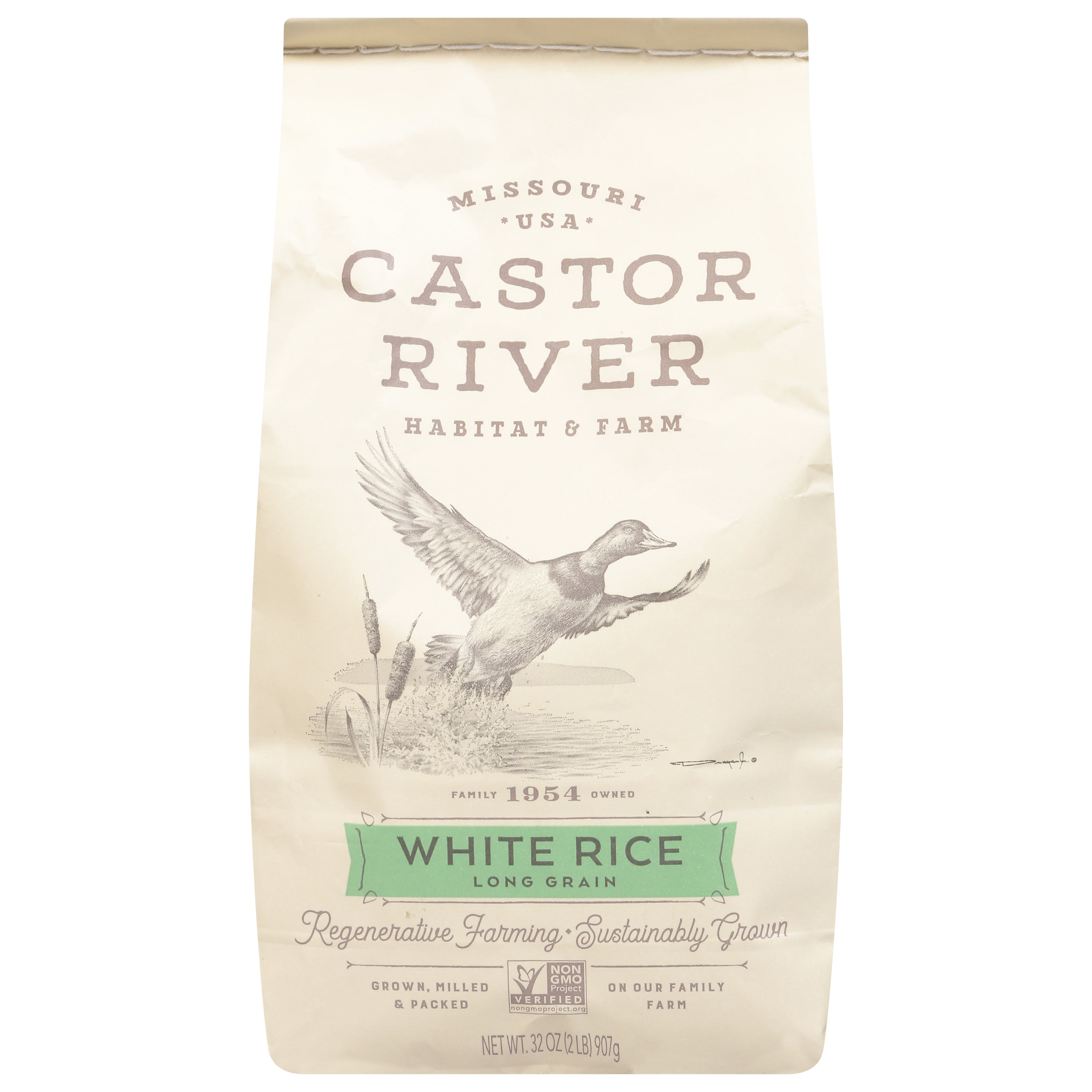 Castor Rice Castor River Farms White Long Grain Rice 32 oz (Pack of 6) - Walmart.com