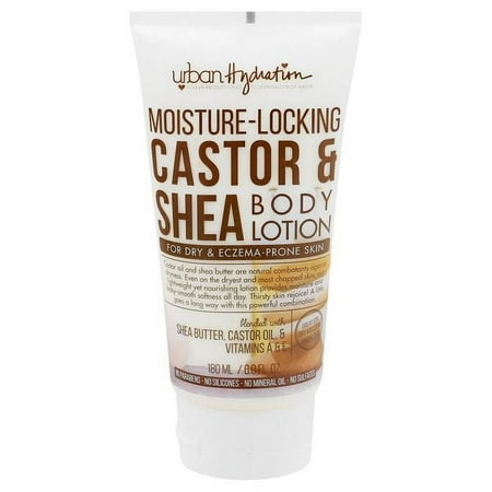 Castor & Shea Moisture Locking Dry & Eczema Prone Skin Body Lotion Scented