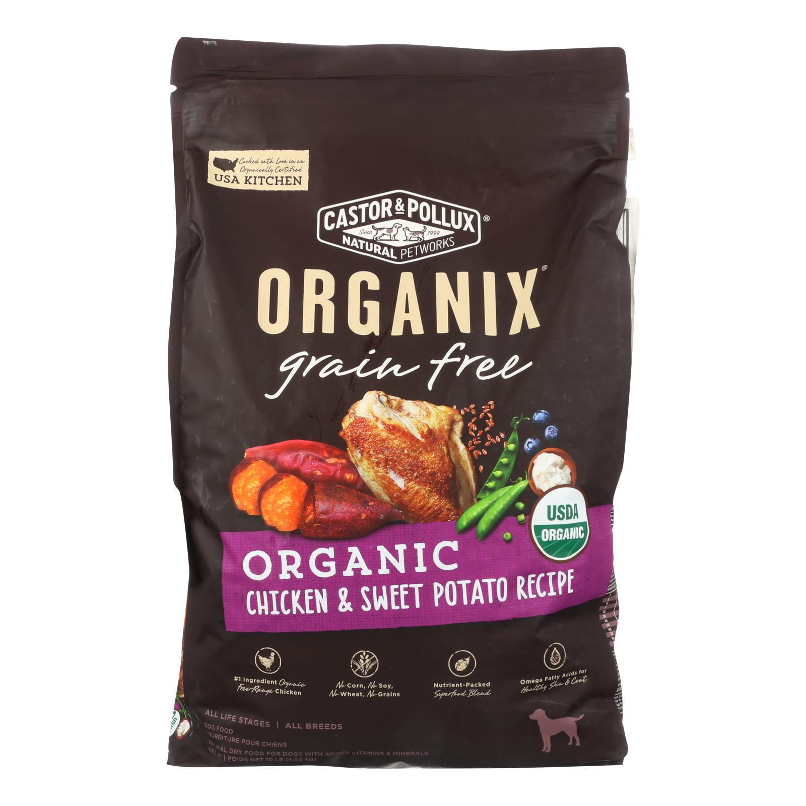 Castor and Pollux - Organix Grain Free Dry Dog Food - Chicken and Sweet ...