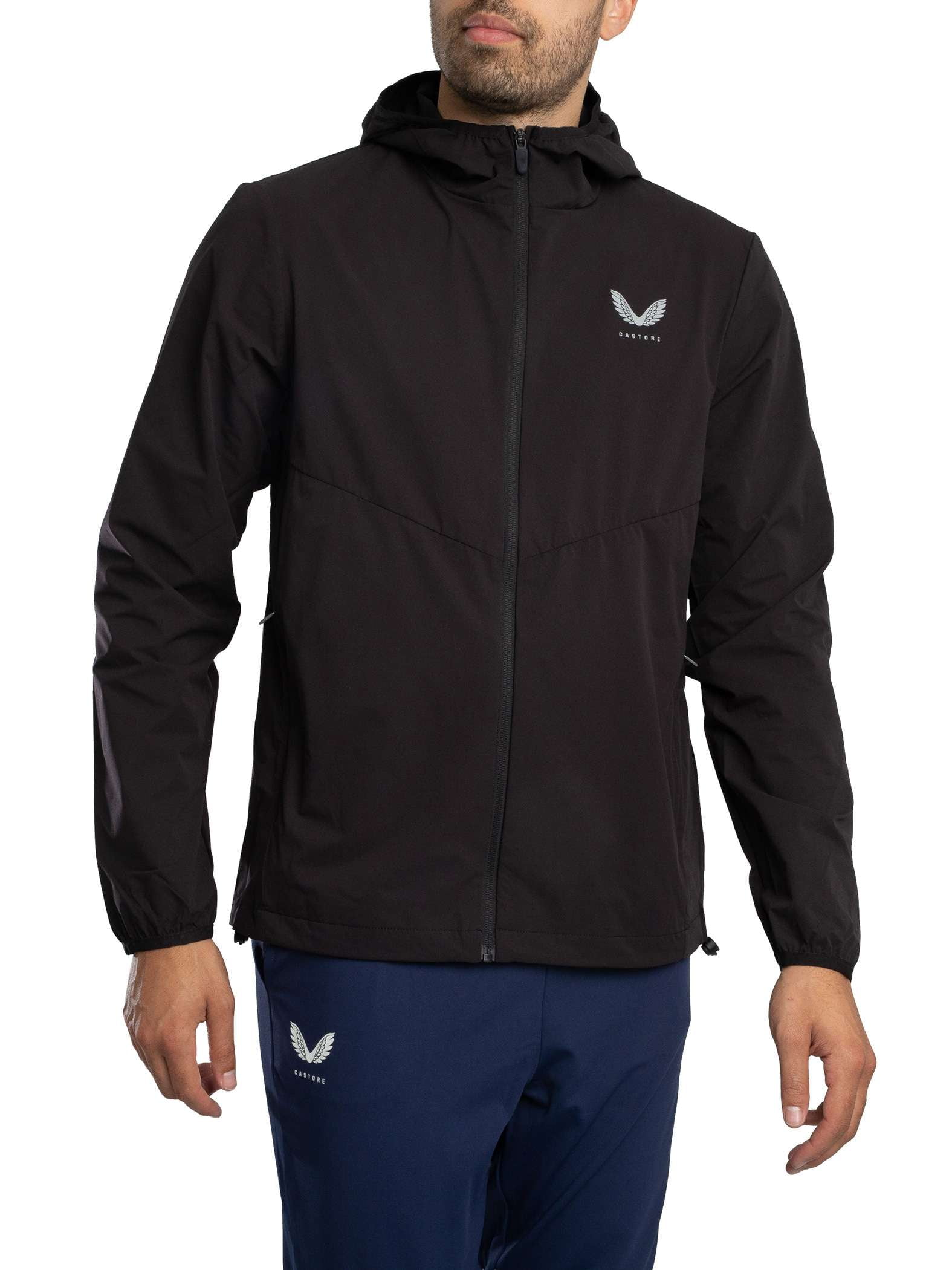 Castore Lightweight Zip Through Jacket, Black - Walmart.com