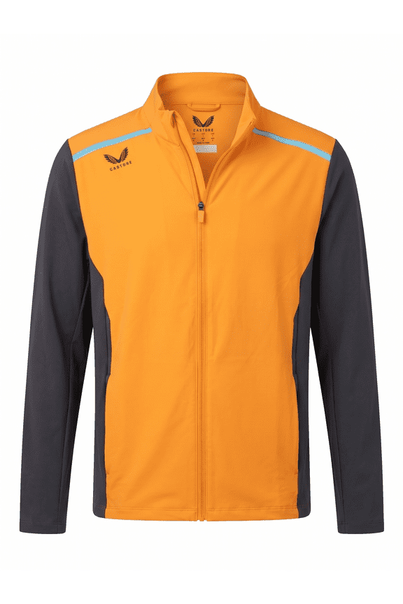 Castore Men's Full Zip Midlayer Jacket- Phantom/Autumn Glory