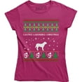 thumbnail image 1 of Castro Laboreiro Christmas Holiday Animal Pet Lover Women's Ugly T-Shirt, 1 of 4