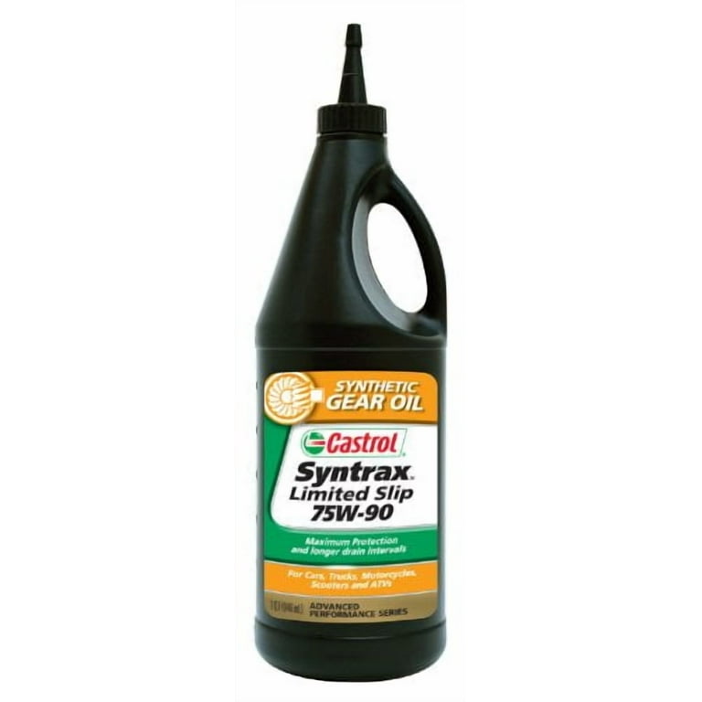 Tropical  英 Castrol 06674-6PK Syntrax Limited Slip 75W-90 Gear Oil - 1 Quart