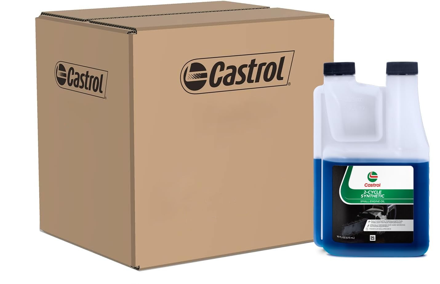Castrol 2 Cycle Full Synthetic Oil - 6 Pack Small Engine Formula