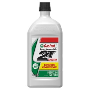 Castrol 2T 2 - Cycle, 2 Stroke Oil Super Snowmobile Oil, 1 Liter