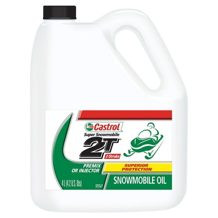 Castrol Super Snowmobile Full Synthetic Motor Oil 2T, 4 Liter