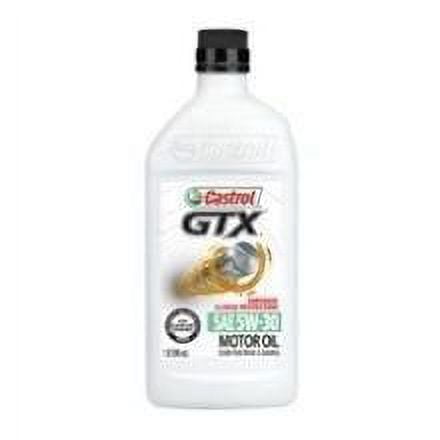 Castrol 6144 GTX ULTRACLEAN 5W-30 Motor Oil, 1 Quart, 6 Pack