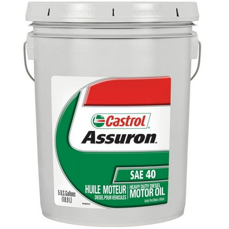 Castrol Assuron SAE 40 Motor Oil (5 Gallon Pail)