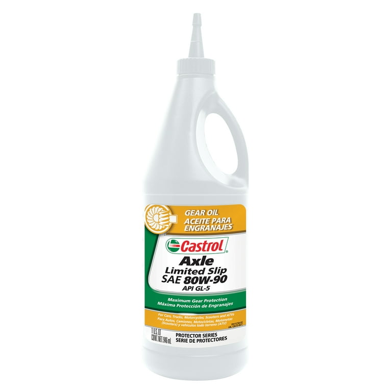 Castrol Axle Limited Slip 80W-90 Gear Oil, 1 Quart - Walmart.com