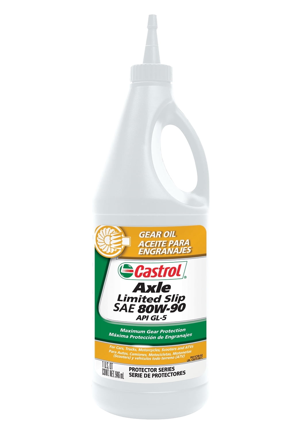 Castrol Axle Limited Slip 80W-90 Gear Oil, 1 Quart - Walmart.com