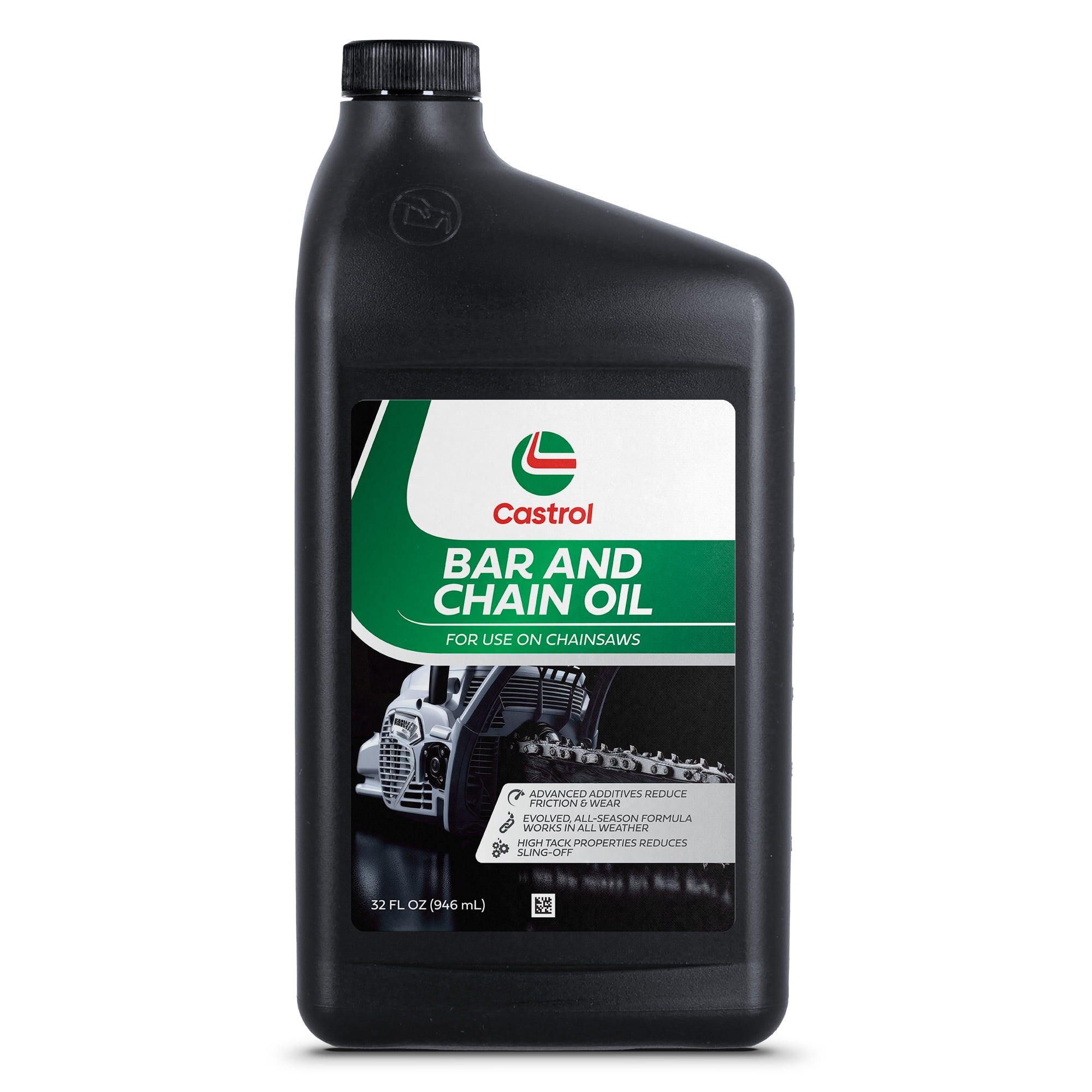 Castrol Bar & Chain Oil For Chainsaws  Reduces Friction & Wear  All Season Formula  High-tacking to Reduce Sling-Off  32oz