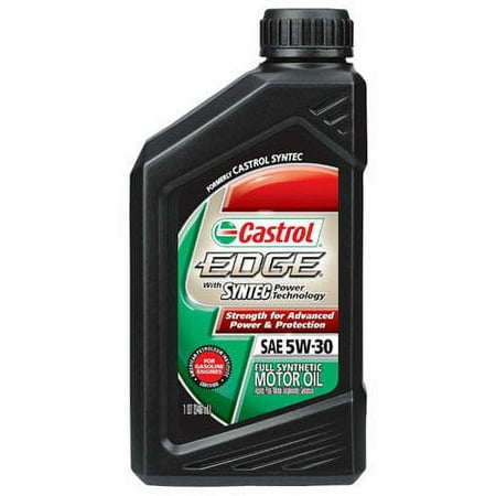 Castrol EDGE 06248 Motor Oil With Syntec Power Technology (SAE 5W-30), 1-quart, Each