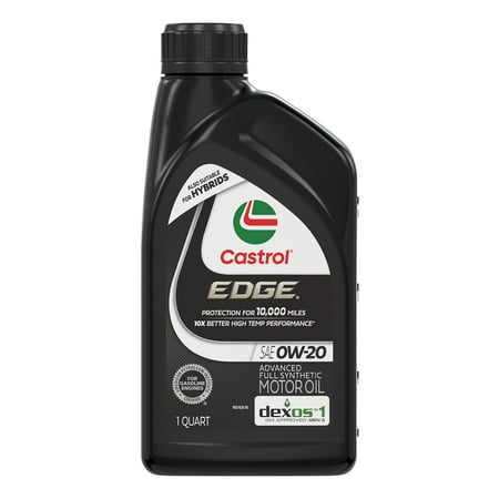Castrol EDGE 0W-20 Advanced Full Synthetic Motor Oil, 1 Quart