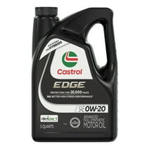 Castrol EDGE 0W-20 Advanced Full Synthetic Motor Oil, 5 Quarts