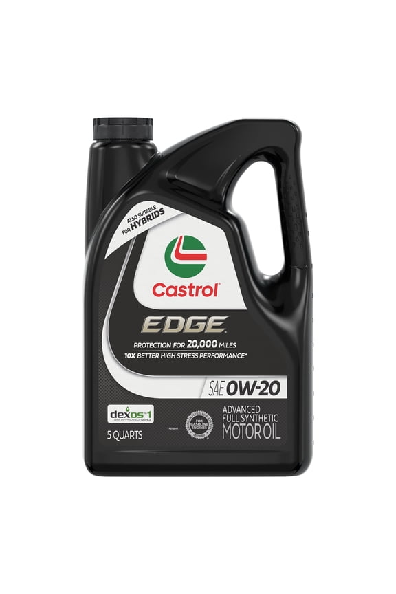 EDGE 0W-20 Advanced Full Synthetic Motor Oil, 5 Quarts