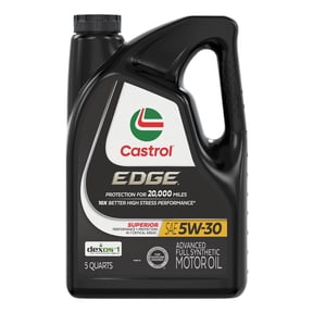 Castrol EDGE 5W-30 Advanced Full Synthetic Motor Oil, 5 Quarts RFID