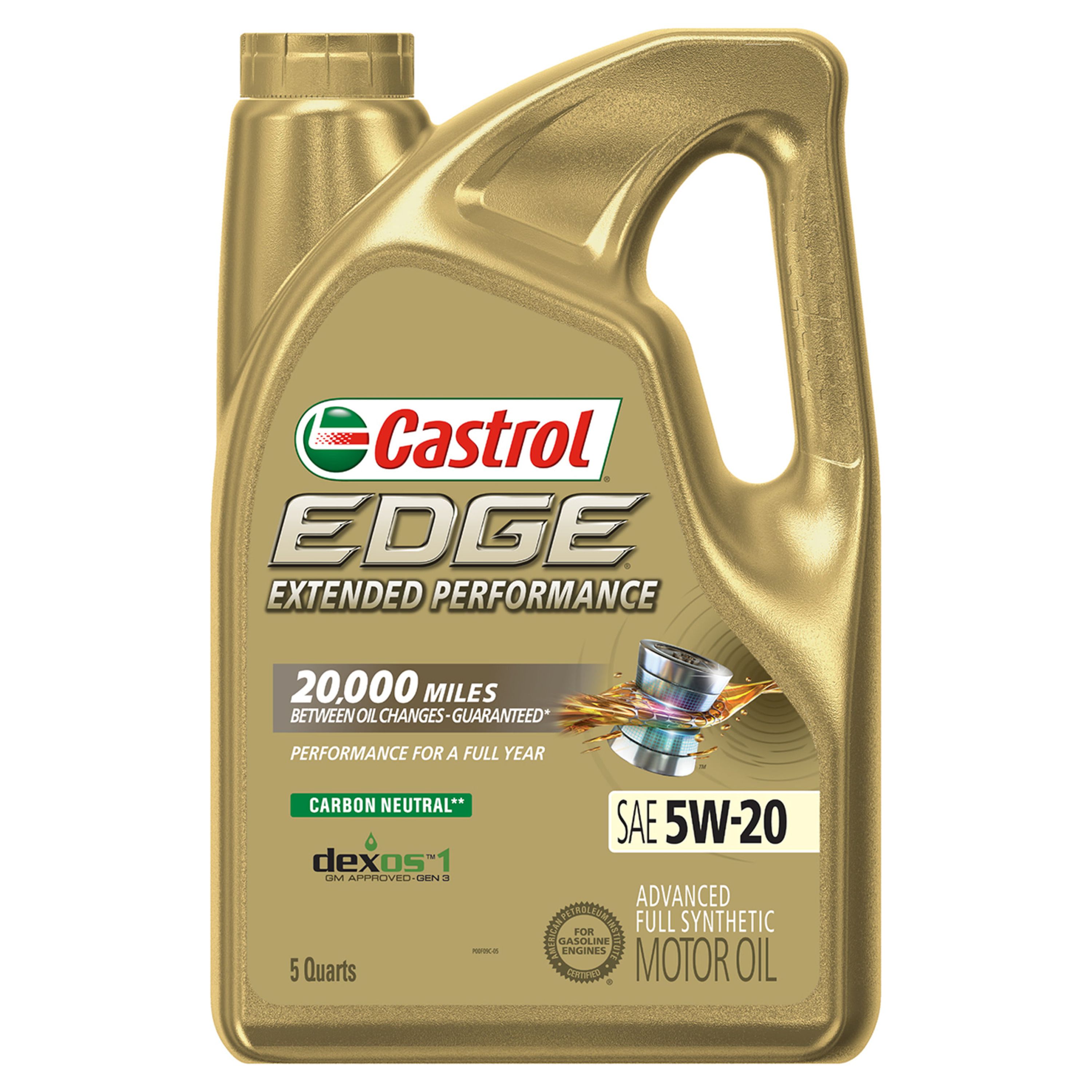 CAR EDGE Extended Performance 5W-20 Full Synthetic Motor Oil, Castrol ...