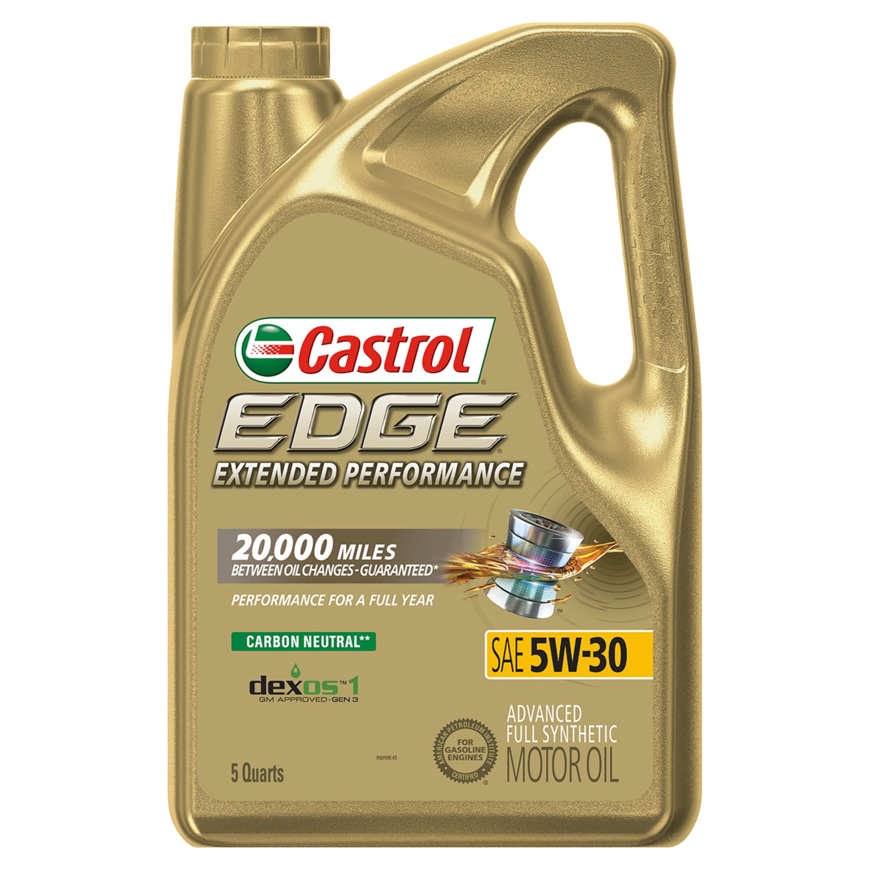 Castrol EDGE Extended Performance 5W-30 Advanced Full Synthetic Motor ...