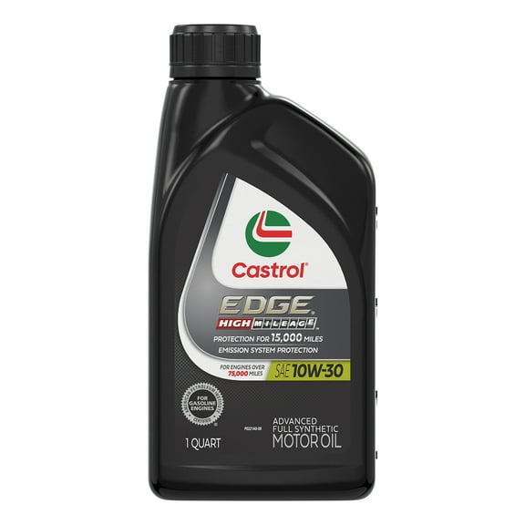 Castrol EDGE High Mileage 10W-30 Advanced Full Synthetic Motor Oil, 1 Quart