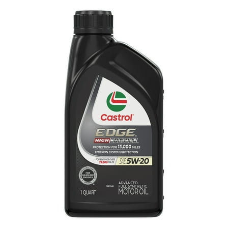 Castrol EDGE High Mileage 5W-20 Advanced Full Synthetic Motor Oil, 1 Quart