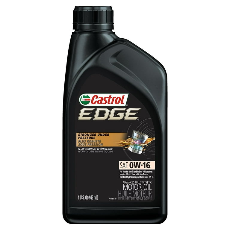 Castrol Edge 0W-16 Advanced Full Synthetic Motor Oil, 1