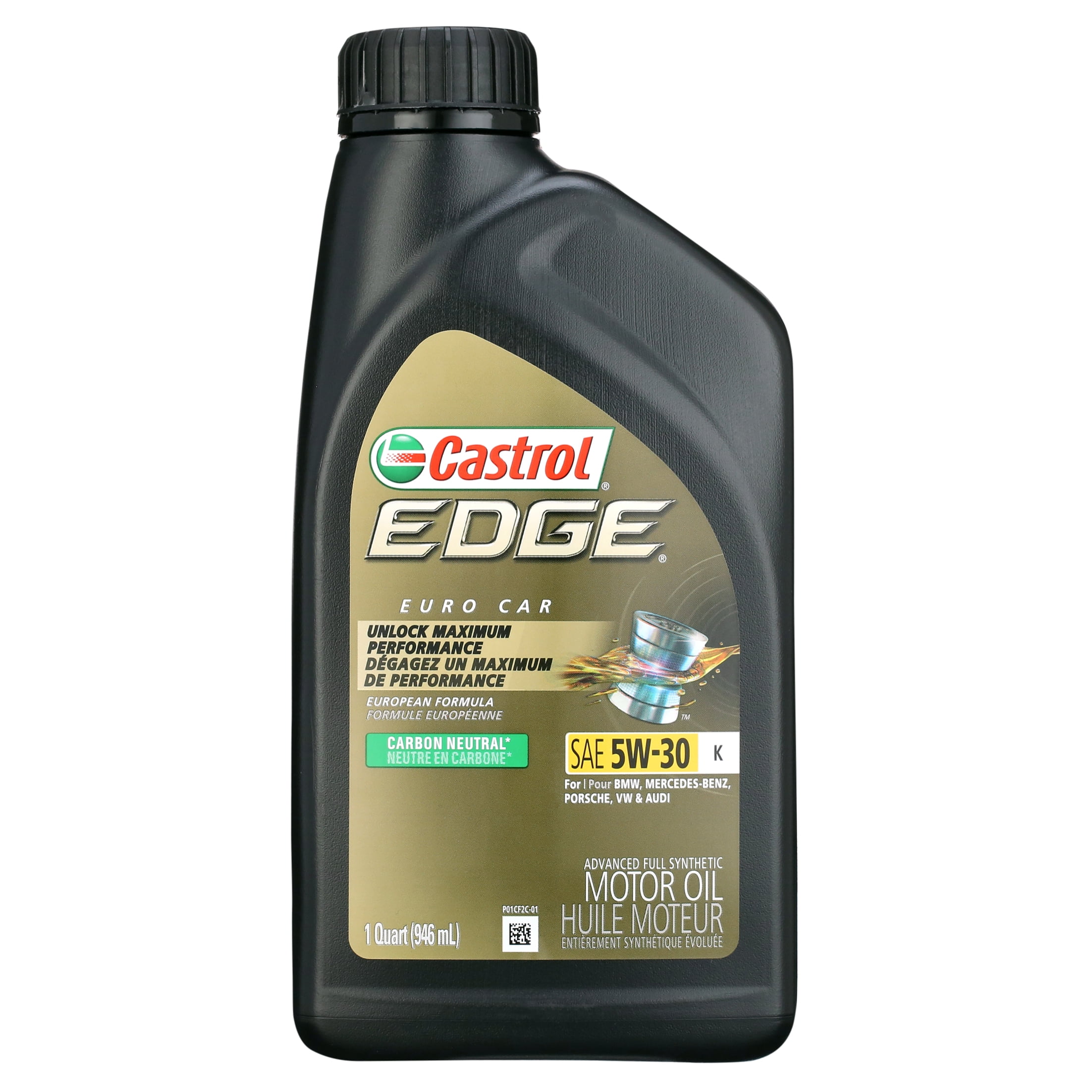 Castrol Edge 5W-30 K Advanced Full Synthetic Motor Oil, 1 Quart
