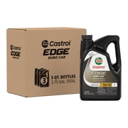 Castrol Edge 5W-30 K Advanced Full Synthetic Motor Oil, 5 Quarts, Case of 3