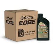 Castrol Edge Advanced Full Synthetic Motor Oil 5W-40, 1 qt 6 pack