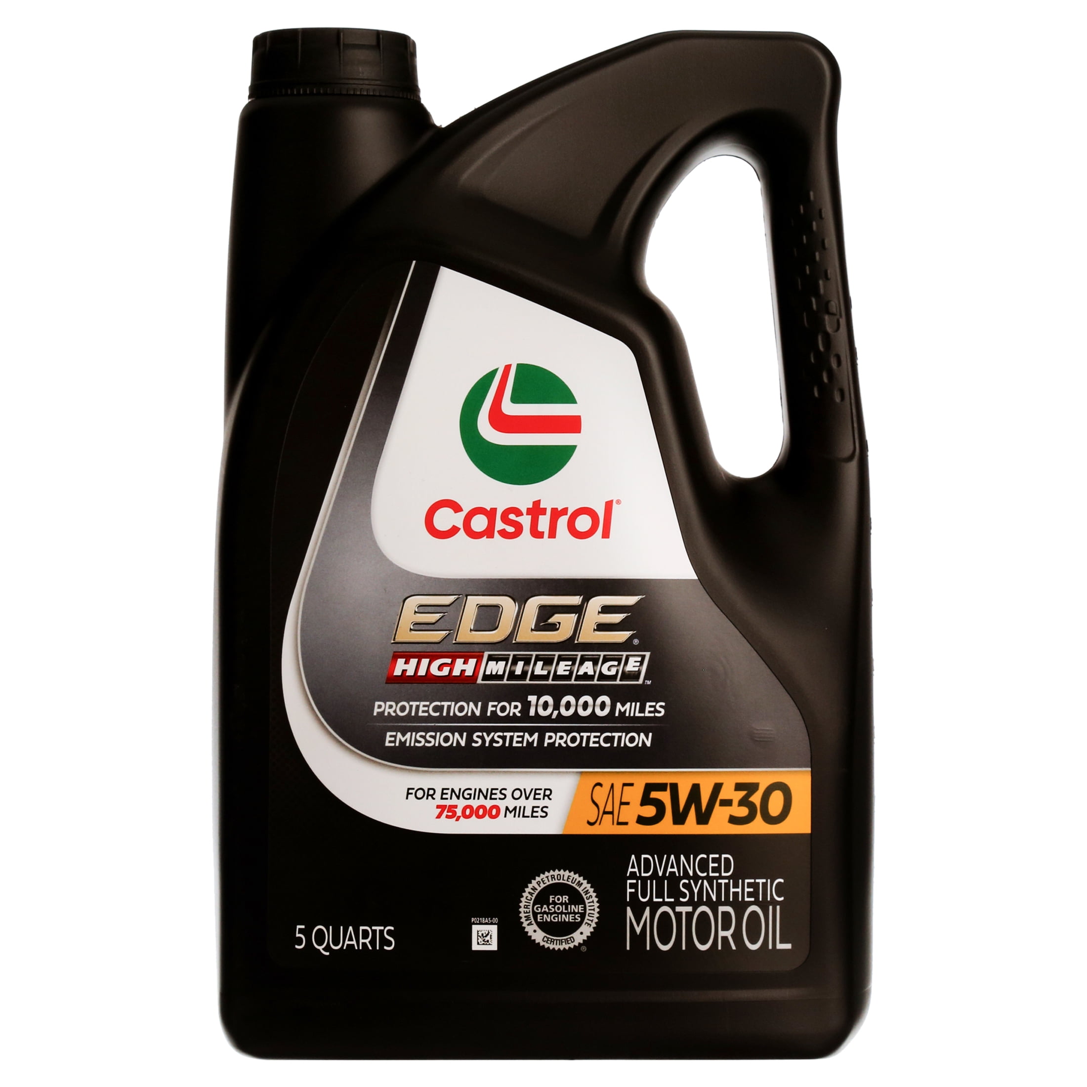 Castrol Edge High Mileage 5W-30 Advanced Full Synthetic Motor Oil, 5 Quarts, Case of 3
