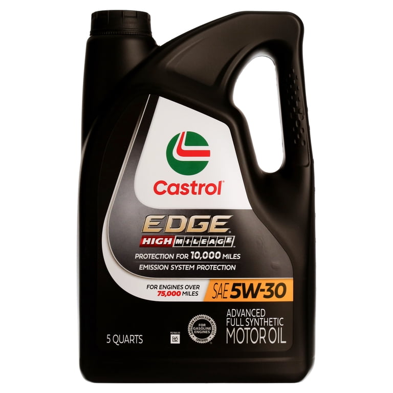 Castrol Edge High Mileage 5W-30 Advanced Full Synthetic Motor Oil