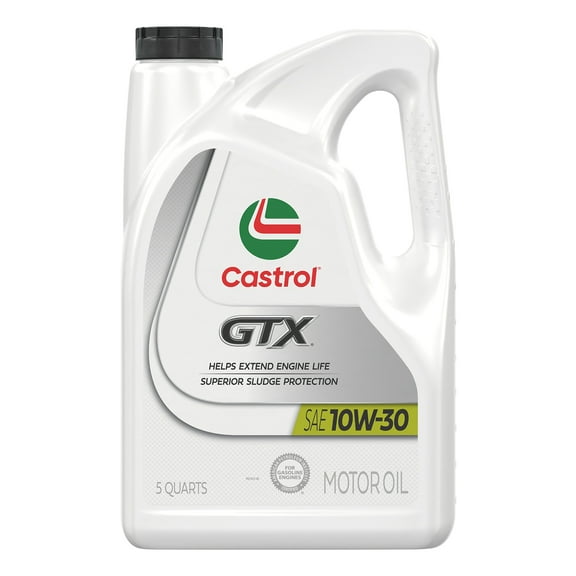 Castrol GTX 10W-30 Conventional Motor Oil, 5 Quarts