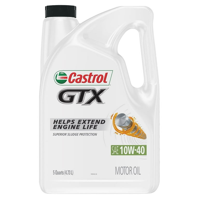 Castrol GTX 10W40 Conventional Motor Oil, 5 L — Partsource