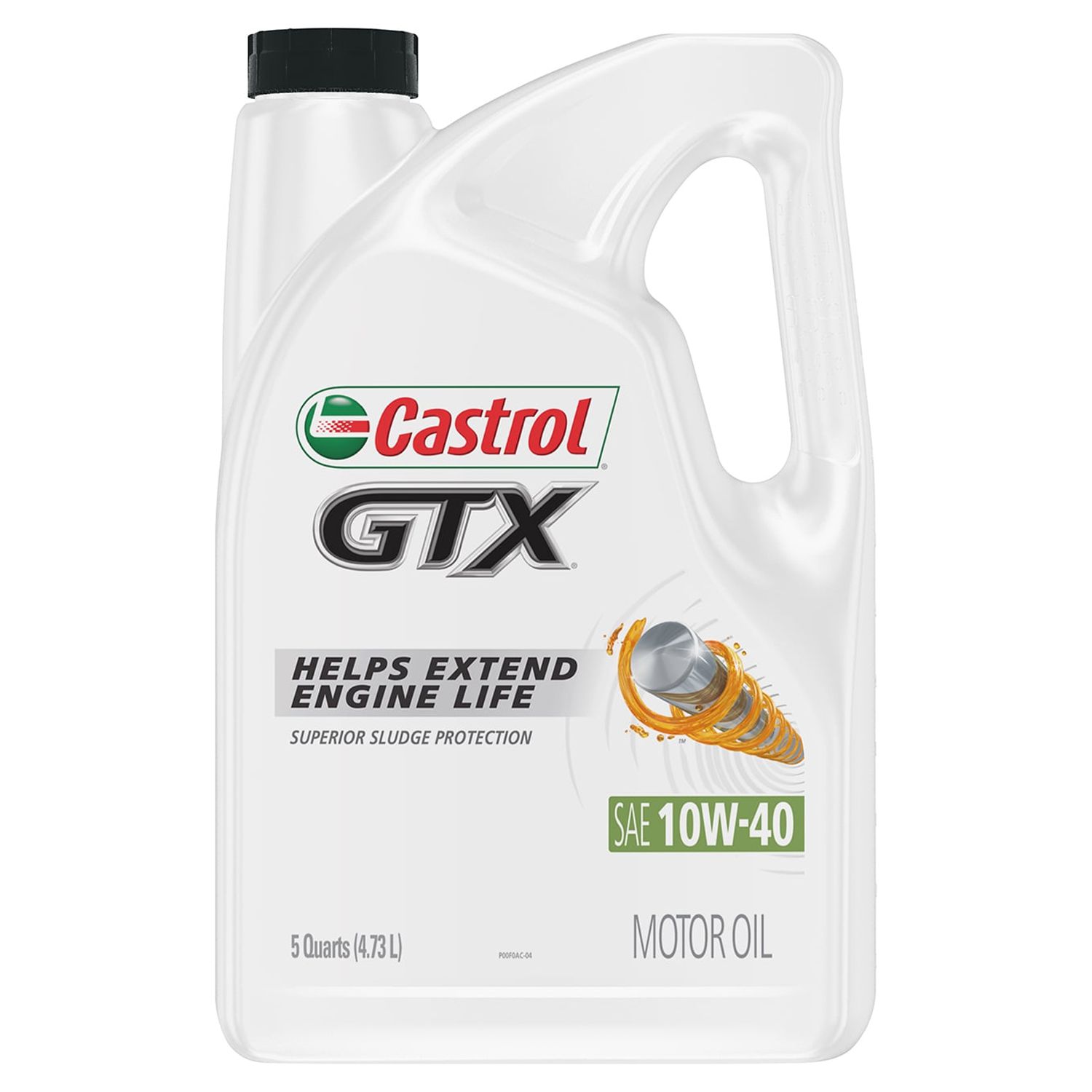 Castrol GTX 10W-40 Conventional Motor Oil, 5 Quarts - image 1 of 14