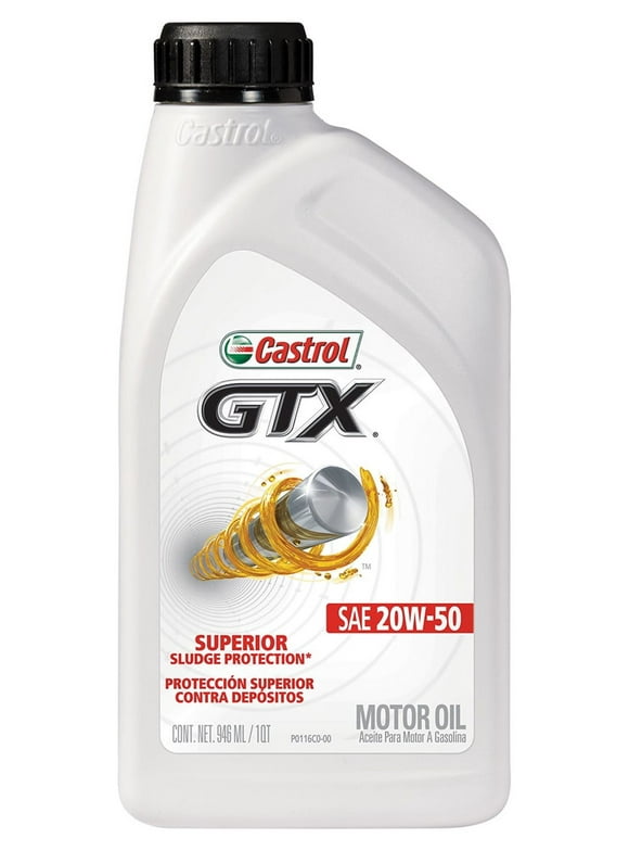 Castrol GTX 20W-50 Conventional Motor Oil, 1 Quart