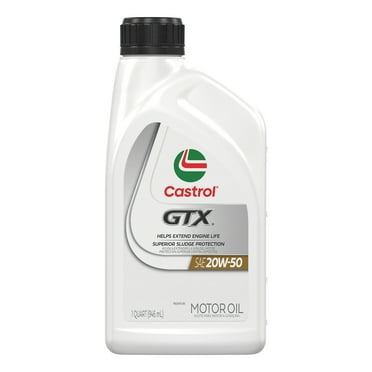 Castrol GTX 20W-50 Conventional Motor Oil, 1 Quart