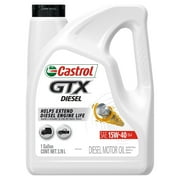 Castrol GTX Diesel Protects Against Wear Deposits Motor Oil 15W-40, 1 Gallon