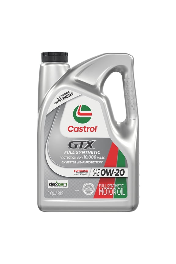 GTX Full Synthetic 0W-20 Motor Oil, 5 Quarts
