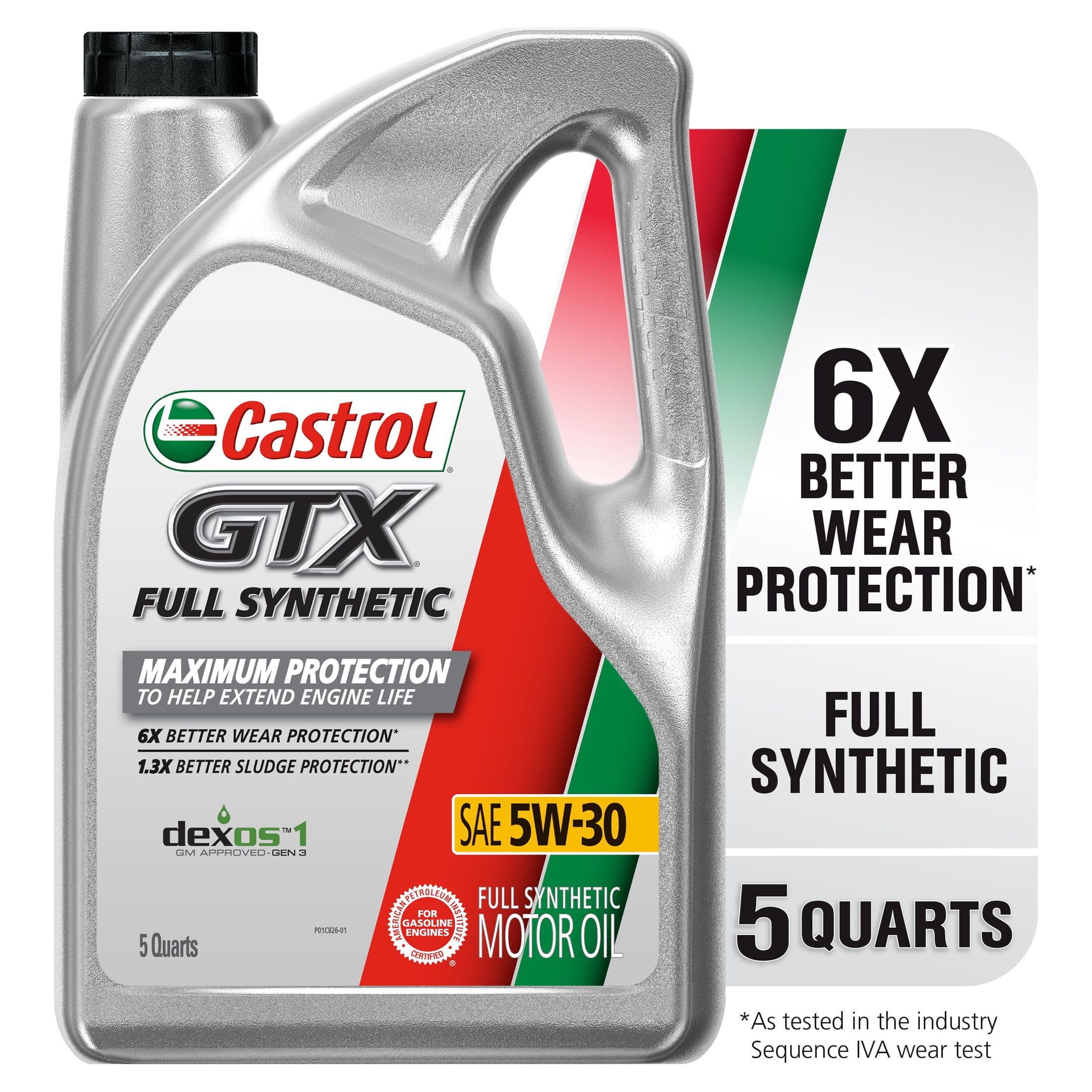 Super Tech Full Synthetic SAE 5W-30 Motor Oil, 5 Quarts - Walmart.com