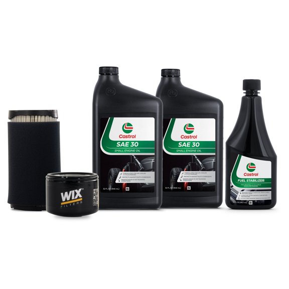 Castrol Lawn Mower Maintenance Kit For Briggs & Stratton Professional / Intek