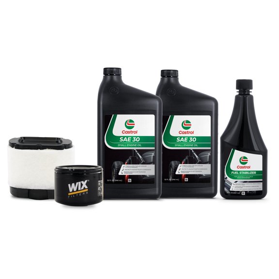 Castrol Lawn Mower Maintenance Kit For Briggs & Stratton Professional V Twin
