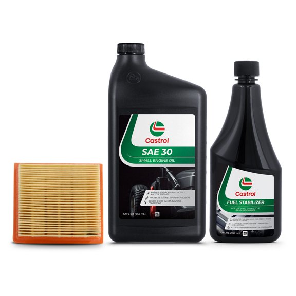 Castrol Lawn Mower Maintenance Kit For Tecumseh Horizontal Shaft Engines