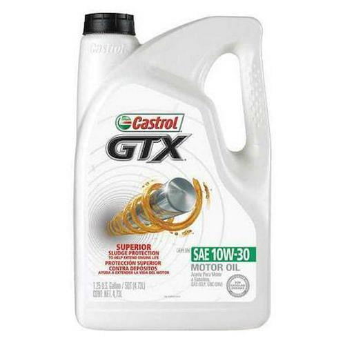Castrol Motor Oil, 10W-30 SAE, 5 Qt.